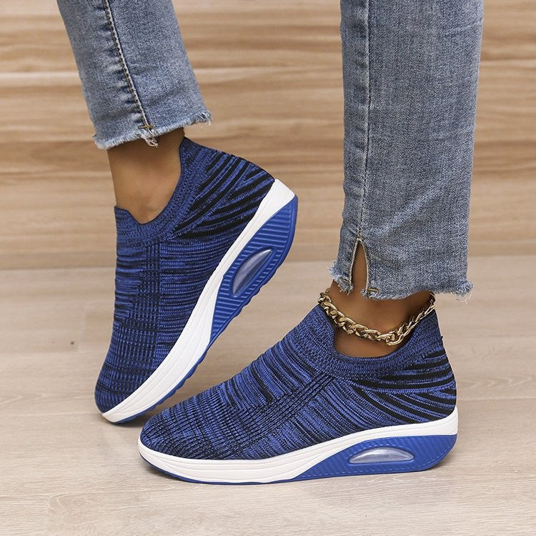 Women's Sneakers, Platform Orthopedic Shoes, Woman Casual Mesh Walking Shoe, Slip Footwear