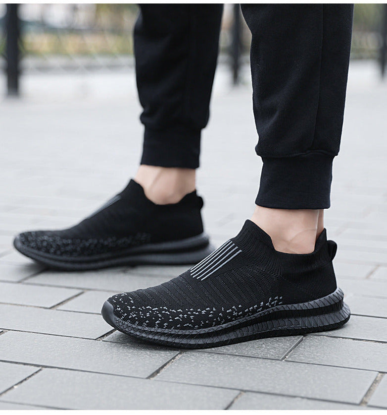 Men Shoes Lightweight, Sneakers, Men Fashion Casual Walking, Shoes Breathable Slip on