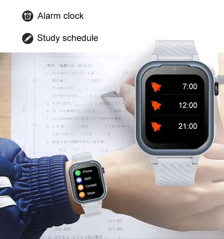 GPS für Kinder, 4G, Smartwatch, KT15 Pro, Videoanrufkamera, Telefonuhr, wasserdicht, Mode für Teenager und Jugendliche