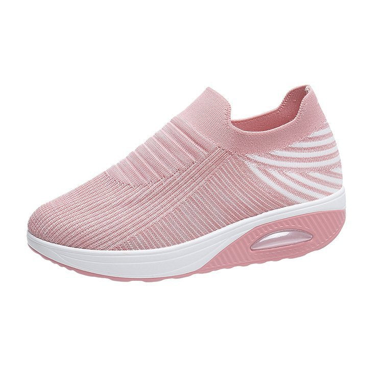 Women's Sneakers, Platform Orthopedic Shoes, Woman Casual Mesh Walking Shoe, Slip Footwear