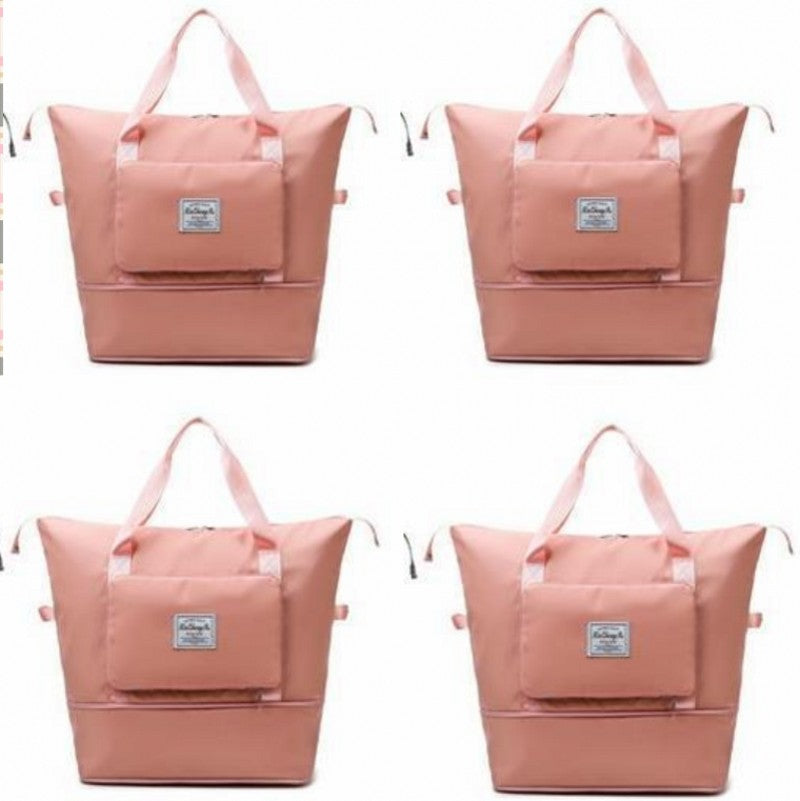 Sac de grande capacité pliable pour femmes, sacs de sport pour femmes, sac à bandoulière, sac d'entraînement pour femmes, sac à main à poignée de voyage, sac à bandoulière de sport