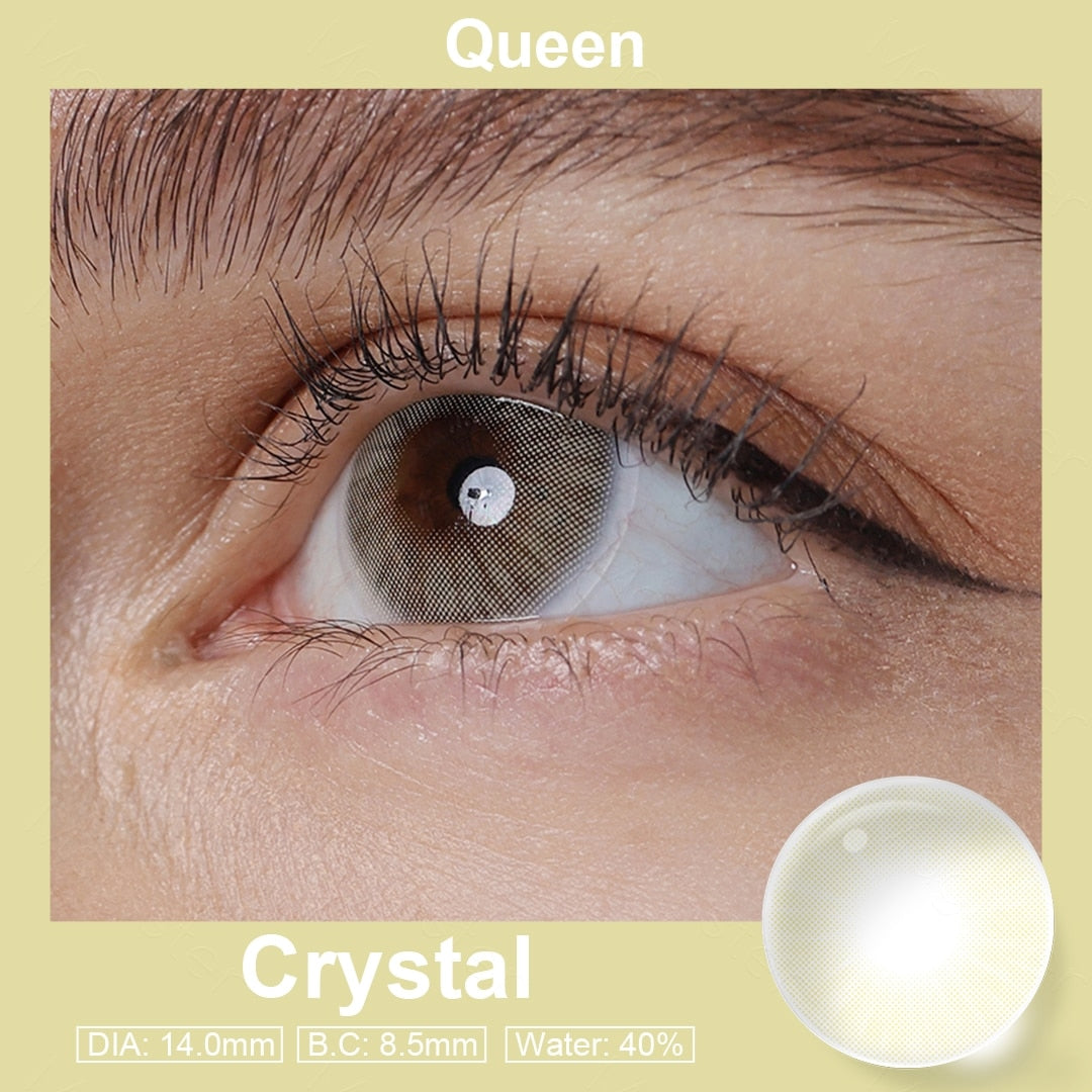 Natural Color Lens Eyes 1Pair Color Contact Lenses For Eyes, Beauty Contact Lenses Eye Cosmetic Color Lens Eyes