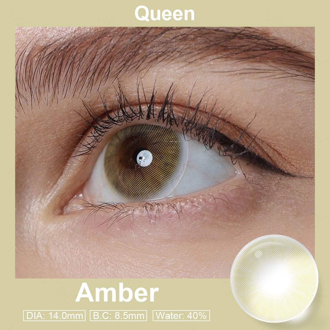 Natural Color Lens Eyes 1Pair Color Contact Lenses For Eyes, Beauty Contact Lenses Eye Cosmetic Color Lens Eyes