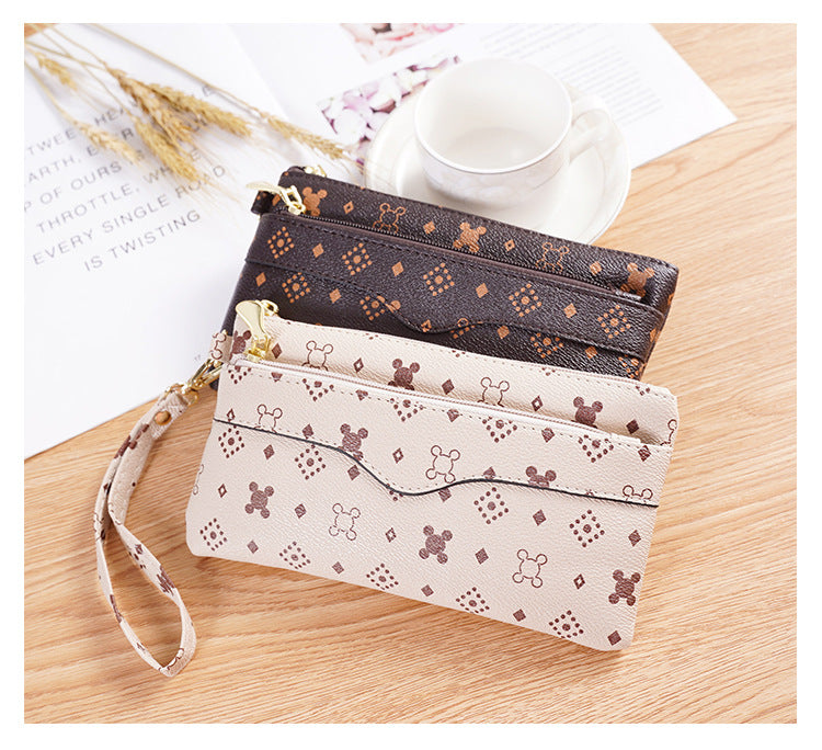 Women's Brand Clutch Purse Ladies Money Wallet for Women's Clutch Bag Slim Female Wallet Card Holder Uneven Wallets Made Leather