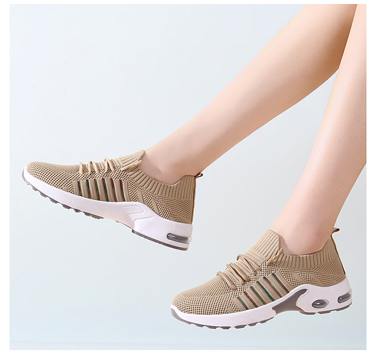 Damen-Sneaker, orthopädische Plateau-Sneaker für Damen, Wanderschuhe für Damen, Freizeitschuhe, Mesh-Komfort, weiche Sohle, Laufschuhe