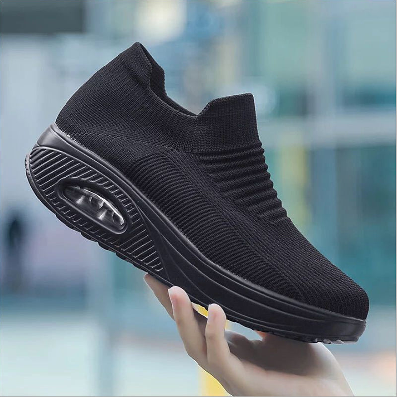 Women's Sneakers, Platform Orthopedic Shoes, Woman Casual Mesh Walking Shoe, Slip Footwear