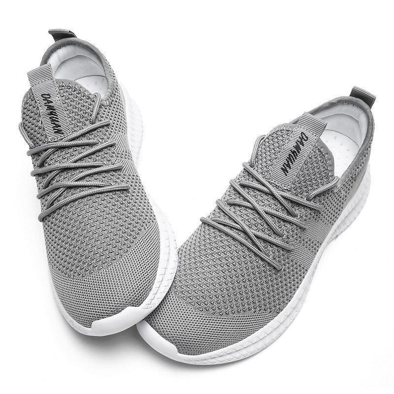 Men's Running Shoes: Lace-up, Lightweight, Comfortable, Breathable Sport Sneakers for Walking and Tennis