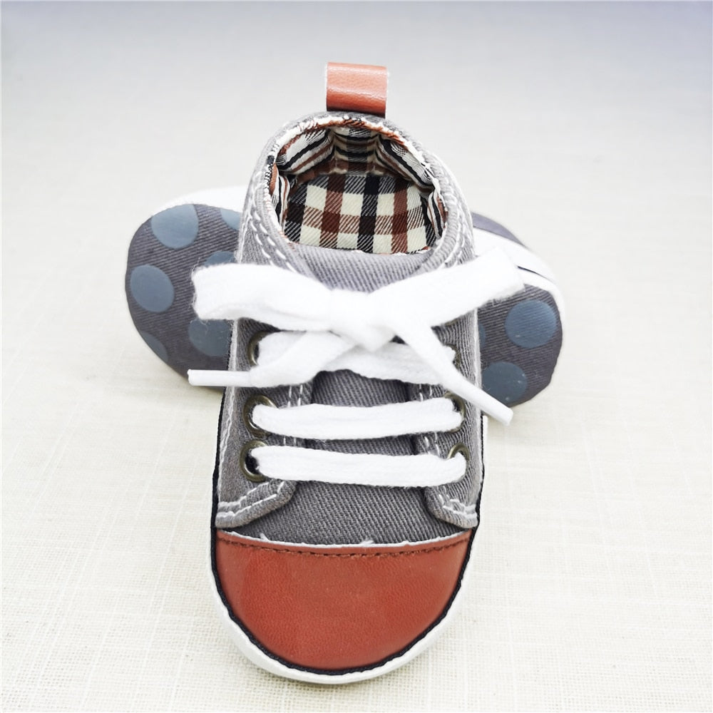 Baby Canvas Classic Sneakers Newborn Sports Baby First Walkers Shoes Infant Toddler Anti-slip Baby Shoes