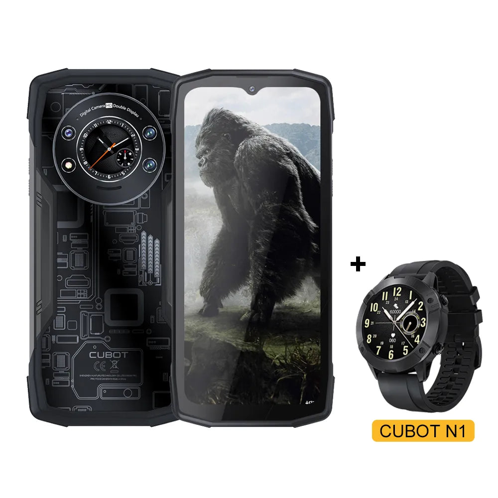 Cubot KingKong Star, Rugged Smartphone, 5G, 24GB (12+12GB) RAM, 256GB ROM, 6.78" 2K Screen, 100MP Camera, 10600mAh, 33W Charge, NFC