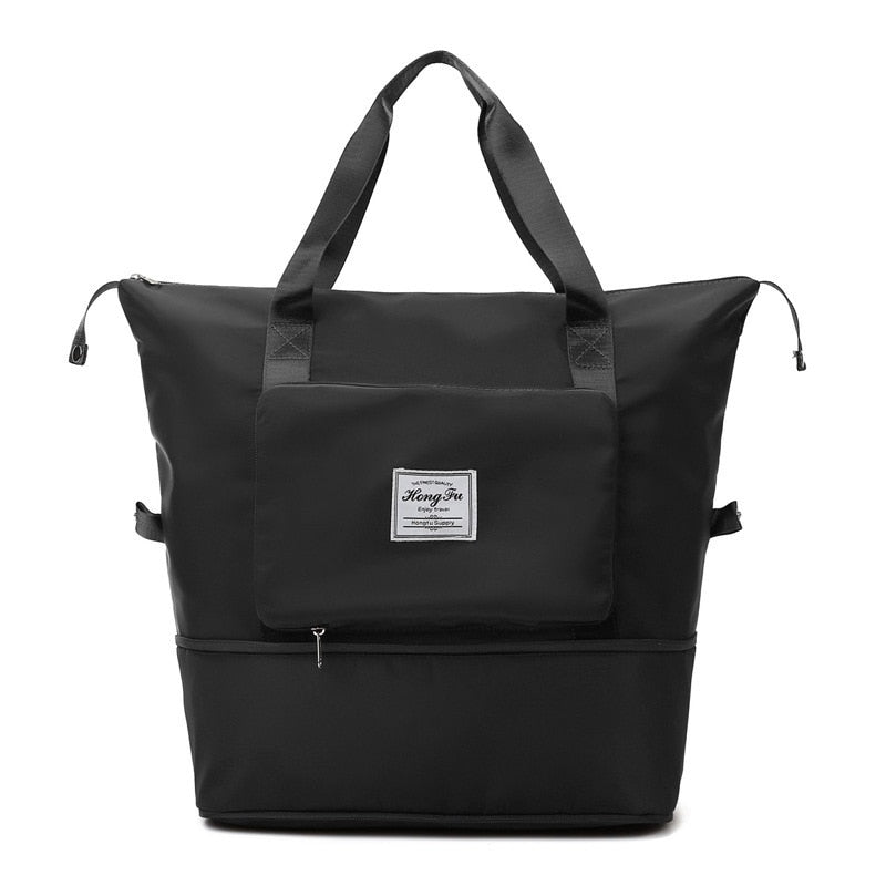 Sac de grande capacité pliable pour femmes, sacs de sport pour femmes, sac à bandoulière, sac d'entraînement pour femmes, sac à main à poignée de voyage, sac à bandoulière de sport