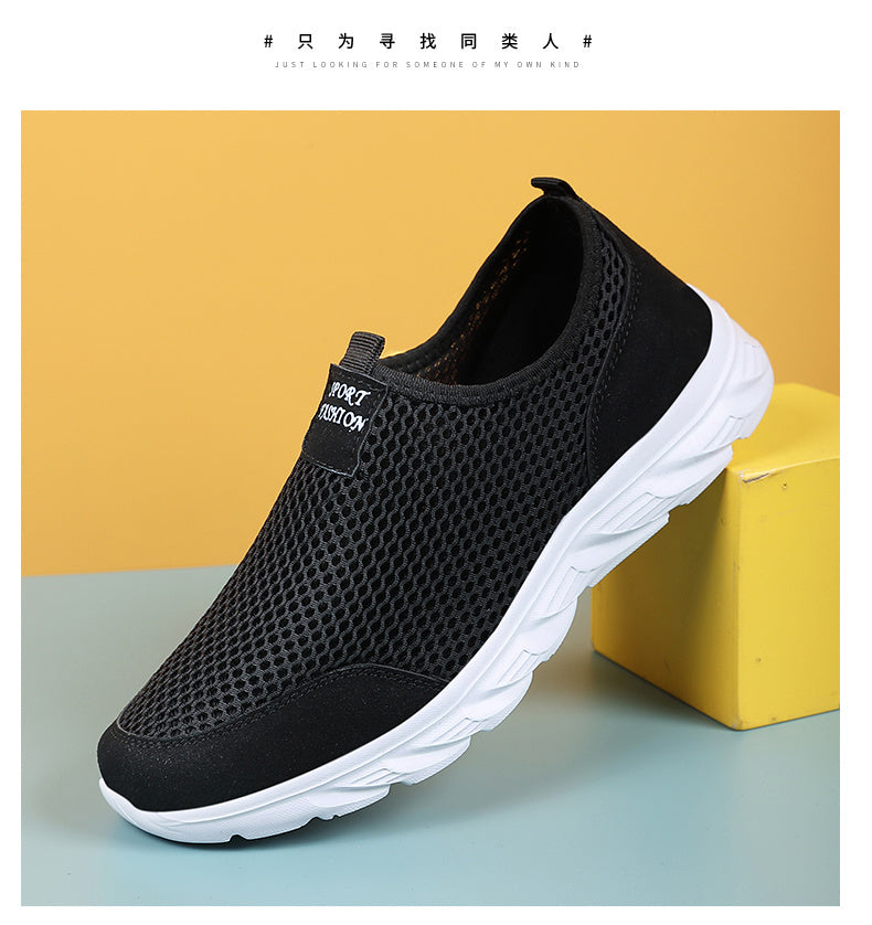 Men's Shoes Outdoor Casual Sneaker, Lightweight, Breathable, Mens Slip-on Shoes