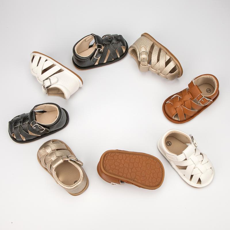 Baby-Sommersandalen: Gummisohle, rutschfeste Kleinkindschuhe für Jungen und Mädchen, perfekt für Kleinkinder, die zum ersten Mal laufen, und Neugeborene