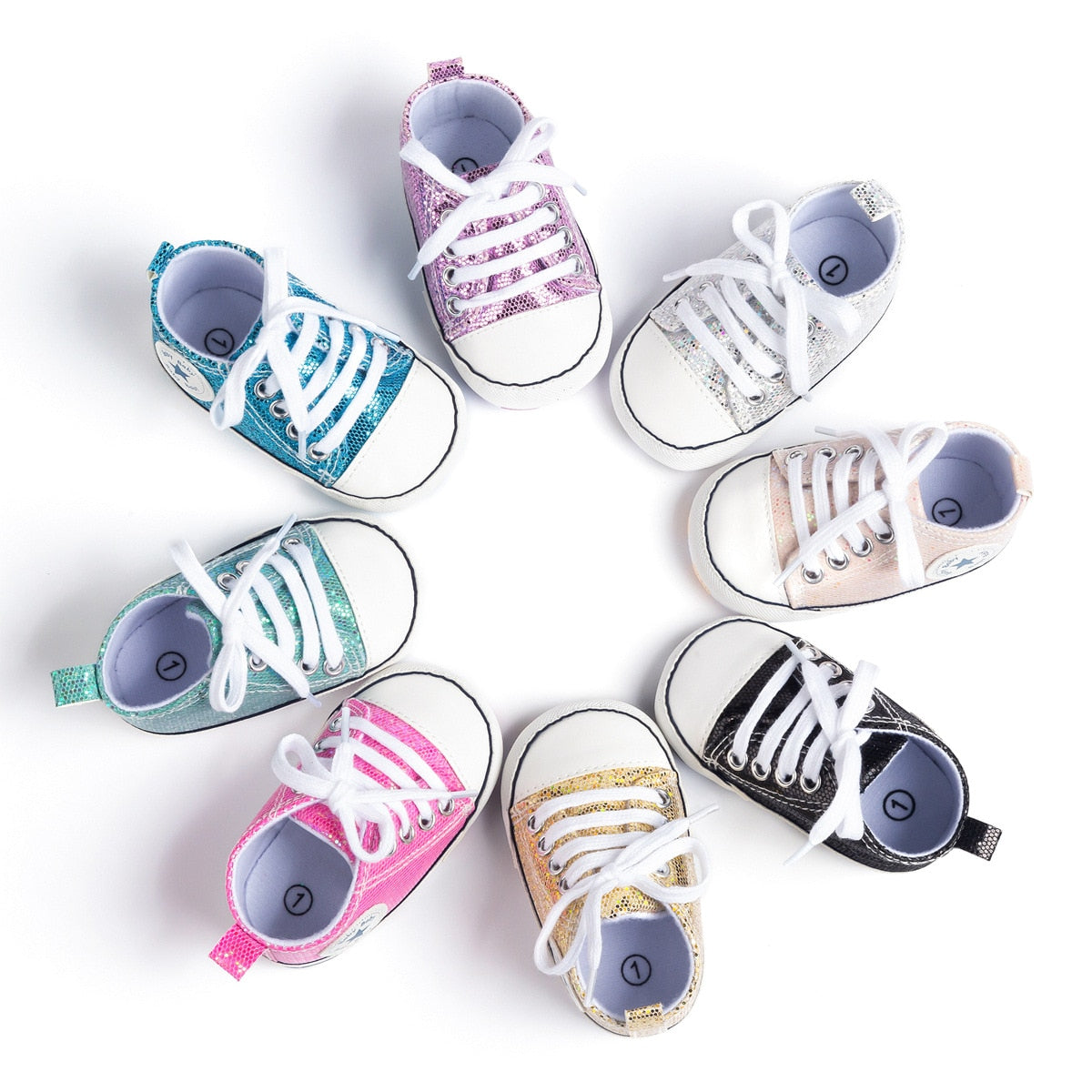 Bébé toile classique baskets nouveau-né sport bébé premiers marcheurs chaussures infantile enfant en bas âge anti-dérapant bébé chaussures