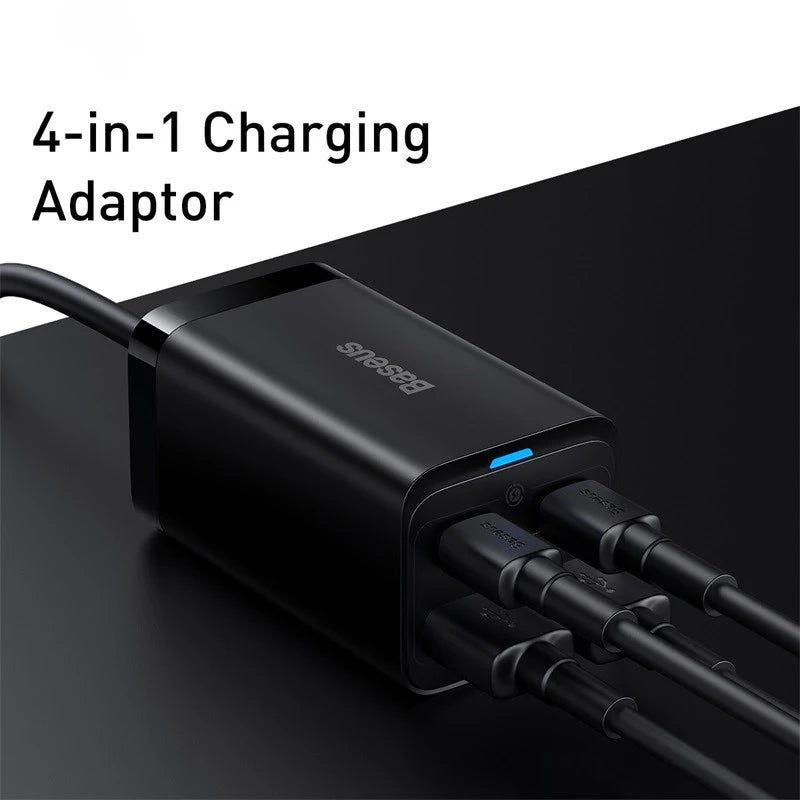 100W Wall Charger, Desktop Laptop Fast Charger, 4 in 1 Adapter