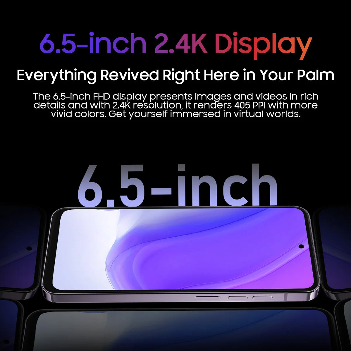 Blackview A96, 12 GB 256 GB, 8 GB 256 GB, 6,5 Zoll 120 Hz 2,4K-Display, Android 13, Helio G99, 48 MP Kameras, globale Version