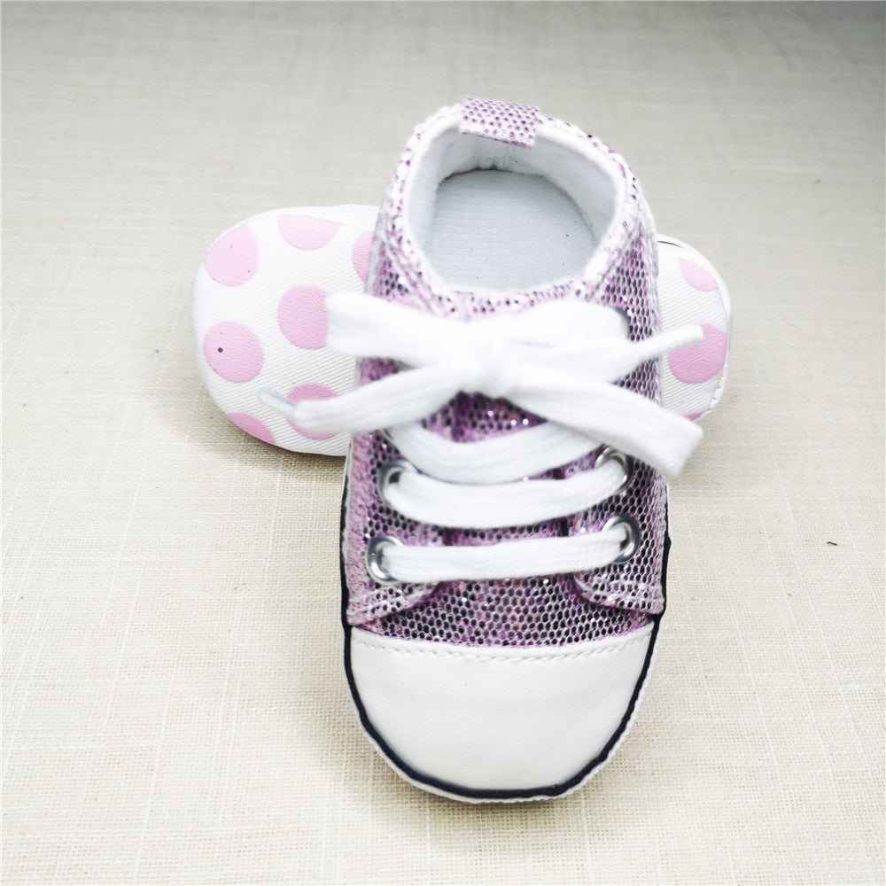 Baby Canvas Classic Sneakers Newborn Sports Baby First Walkers Shoes Infant Toddler Anti-slip Baby Shoes