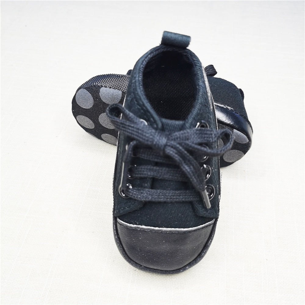 Bébé toile classique baskets nouveau-né sport bébé premiers marcheurs chaussures infantile enfant en bas âge anti-dérapant bébé chaussures