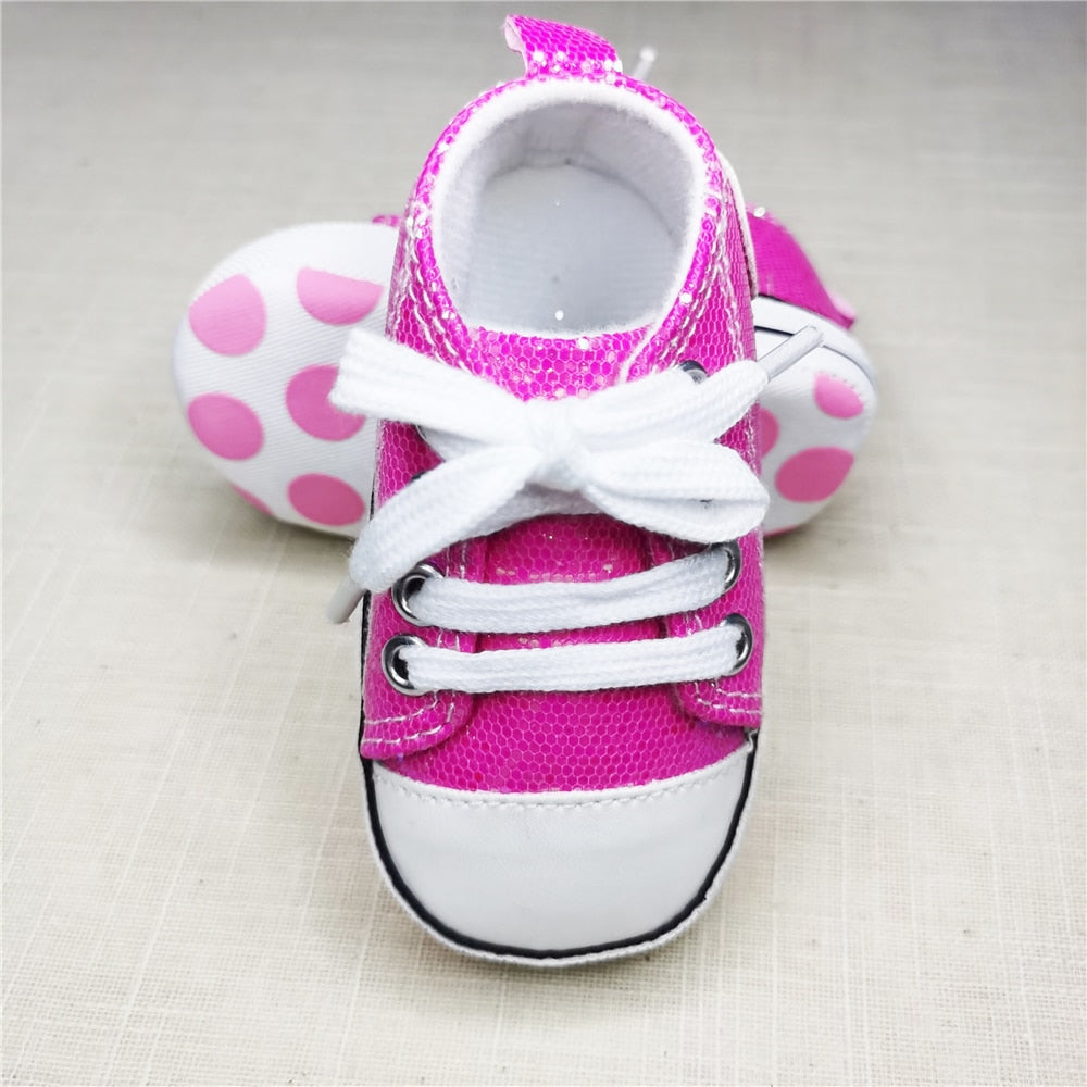 Baby Canvas Classic Sneakers Newborn Sports Baby First Walkers Shoes Infant Toddler Anti-slip Baby Shoes