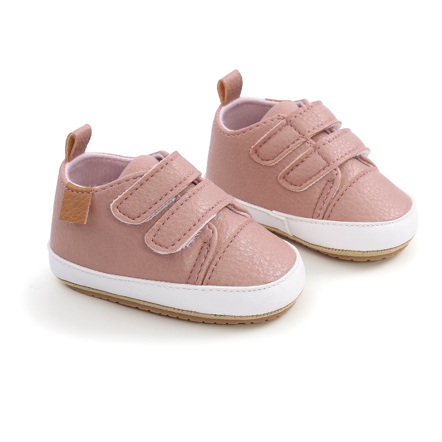 New Baby Shoes Retro Leather Boy Girl Shoes Multicolor Toddler Rubber Sole Anti-slip First Walkers Infant Newborn Moccasins