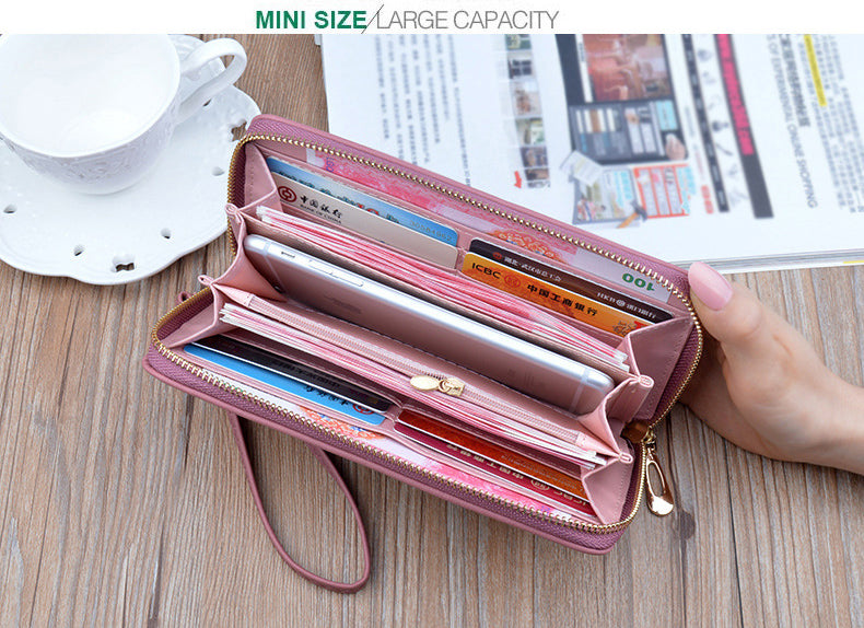 Women's Brand Clutch Purse Ladies Money Wallet for Women's Clutch Bag Slim Female Wallet Card Holder Uneven Wallets Made Leather