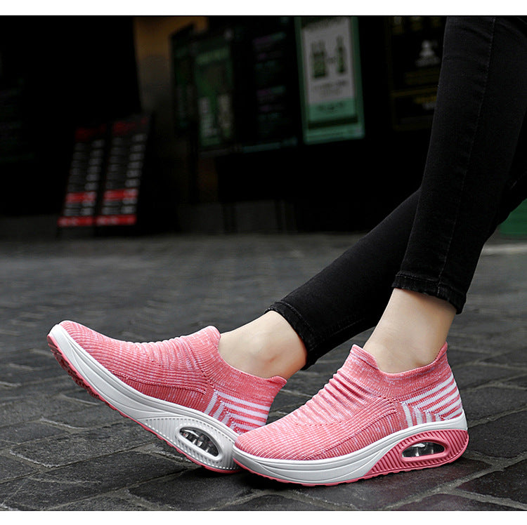 Women's Sneakers, Platform Orthopedic Shoes, Woman Casual Mesh Walking Shoe, Slip Footwear