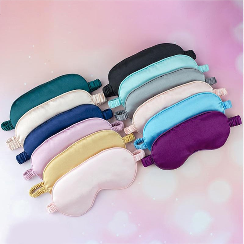 Eyeshade Sleeping Eye Mask Cover Eyepatch Bandeau Solide Portable New Rest Relax Eye Shade Cover Soft Pad