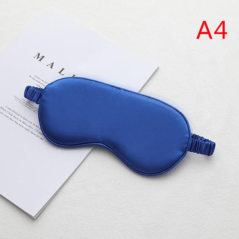 Eyeshade Sleeping Eye Mask Cover Eyepatch Bandeau Solide Portable New Rest Relax Eye Shade Cover Soft Pad