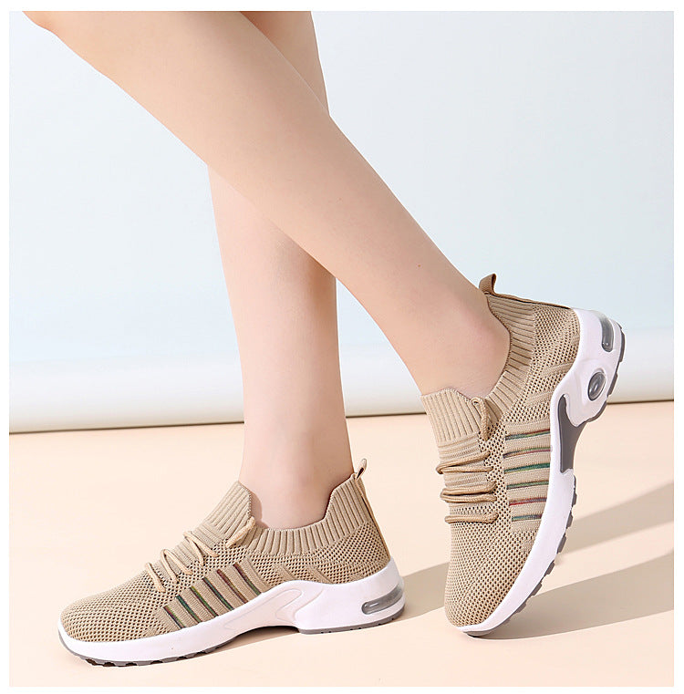 Damen-Sneaker, orthopädische Plateau-Sneaker für Damen, Wanderschuhe für Damen, Freizeitschuhe, Mesh-Komfort, weiche Sohle, Laufschuhe