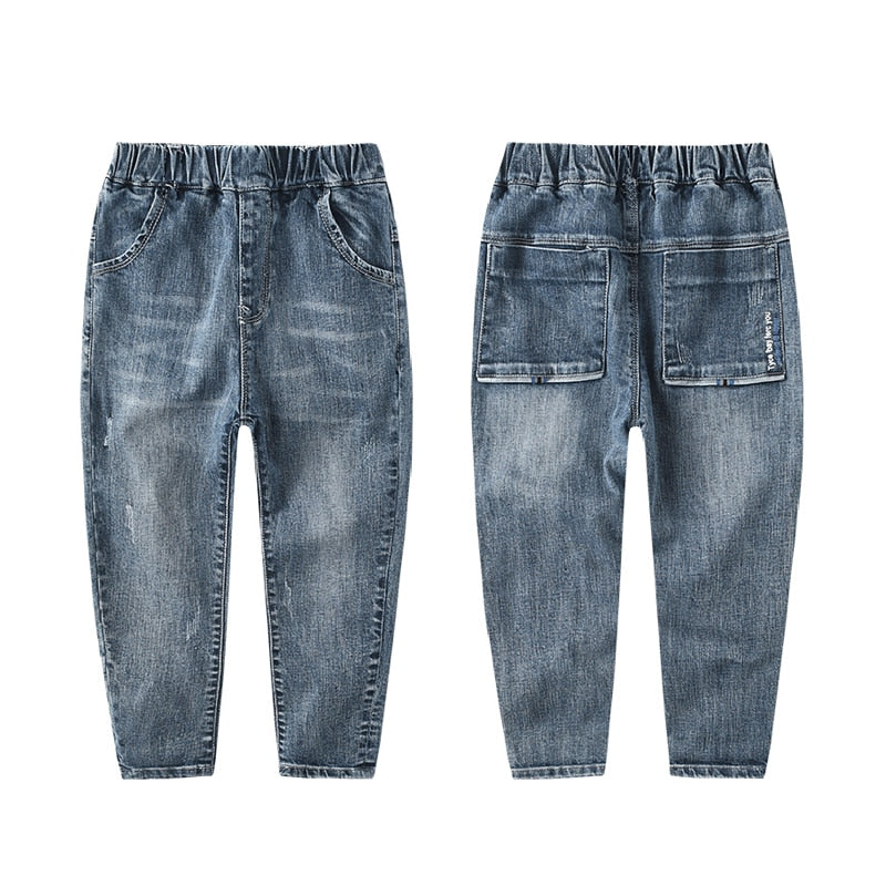 Garçons jean Denim pantalon enfants vêtements enfants vêtements printemps droit Cowboy pantalon pantalons décontractés 2-6 ans