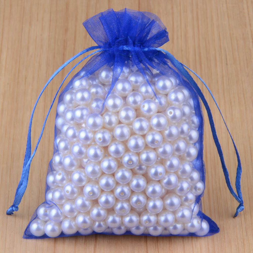 100pcs couleurs sac d'emballage de bijoux, stockage de cadeaux mariage en gros