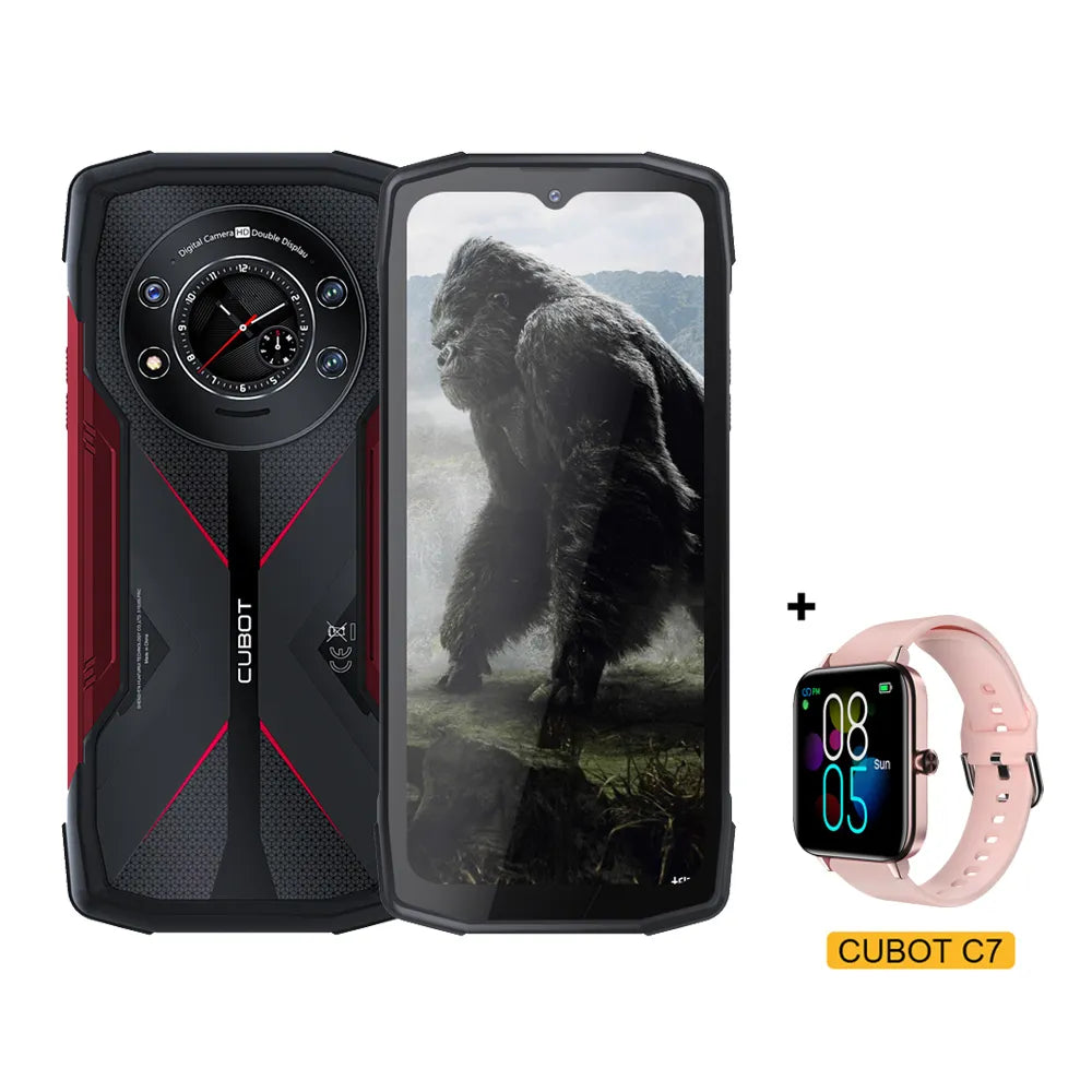 Cubot KingKong Star Robustes Smartphone 5G, 24 GB (12 + 12 GB) RAM, 256 GB ROM, 6,78-Zoll-2K-Bildschirm, 100-MP-Kamera, 10600 mAh, 33 W Ladung, NFC