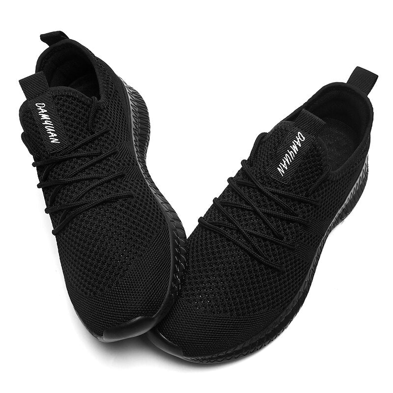 Men's Running Shoes: Lace-up, Lightweight, Comfortable, Breathable Sport Sneakers for Walking and Tennis