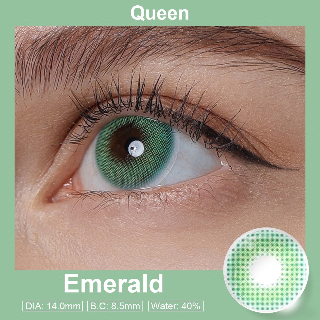 Natural Color Lens Eyes 1Pair Color Contact Lenses For Eyes, Beauty Contact Lenses Eye Cosmetic Color Lens Eyes