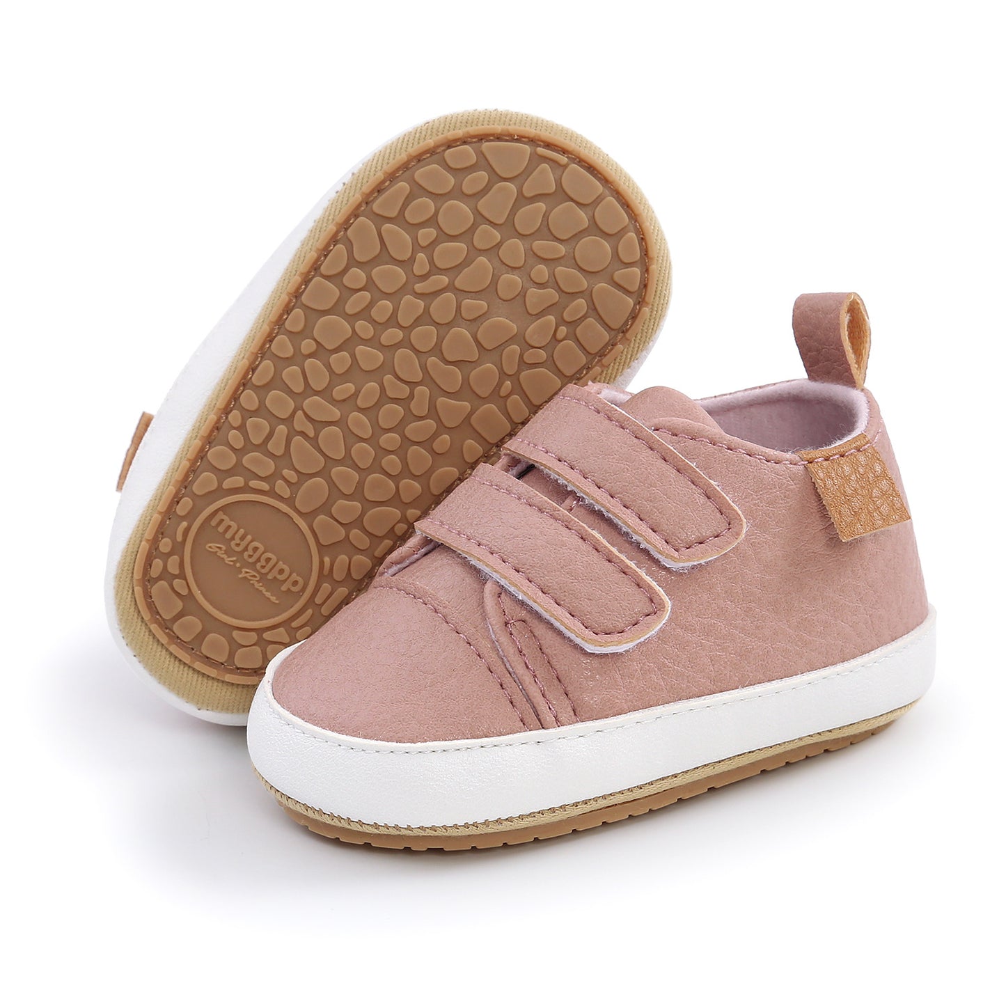 New Baby Shoes Retro Leather Boy Girl Shoes Multicolor Toddler Rubber Sole Anti-slip First Walkers Infant Newborn Moccasins