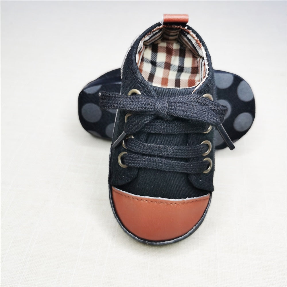 Bébé toile classique baskets nouveau-né sport bébé premiers marcheurs chaussures infantile enfant en bas âge anti-dérapant bébé chaussures