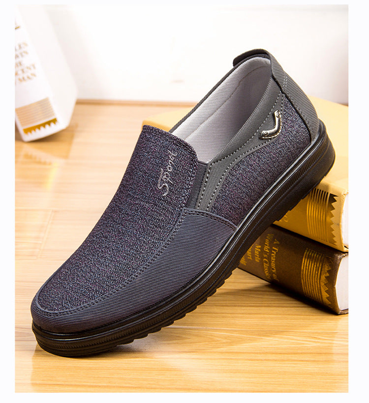 Classic Men Shoes, Men Casual Loafers, Breathable, Walking, Flat, Men Shoes