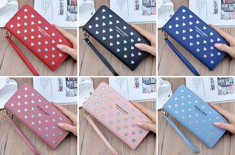 Women's Brand Clutch Purse Ladies Money Wallet for Women's Clutch Bag Slim Female Wallet Card Holder Uneven Wallets Made Leather