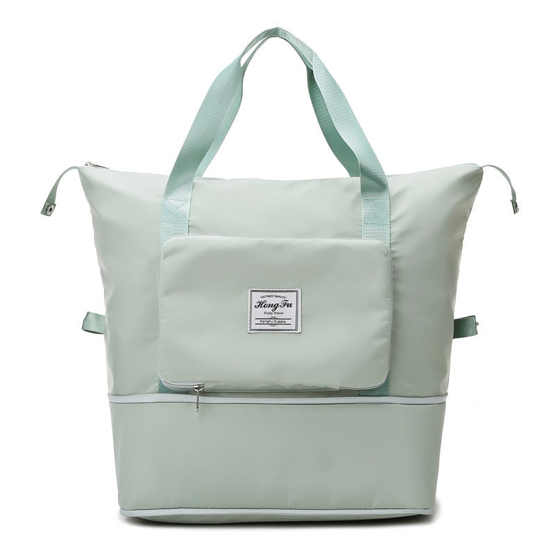 Sac de grande capacité pliable pour femmes, sacs de sport pour femmes, sac à bandoulière, sac d'entraînement pour femmes, sac à main à poignée de voyage, sac à bandoulière de sport