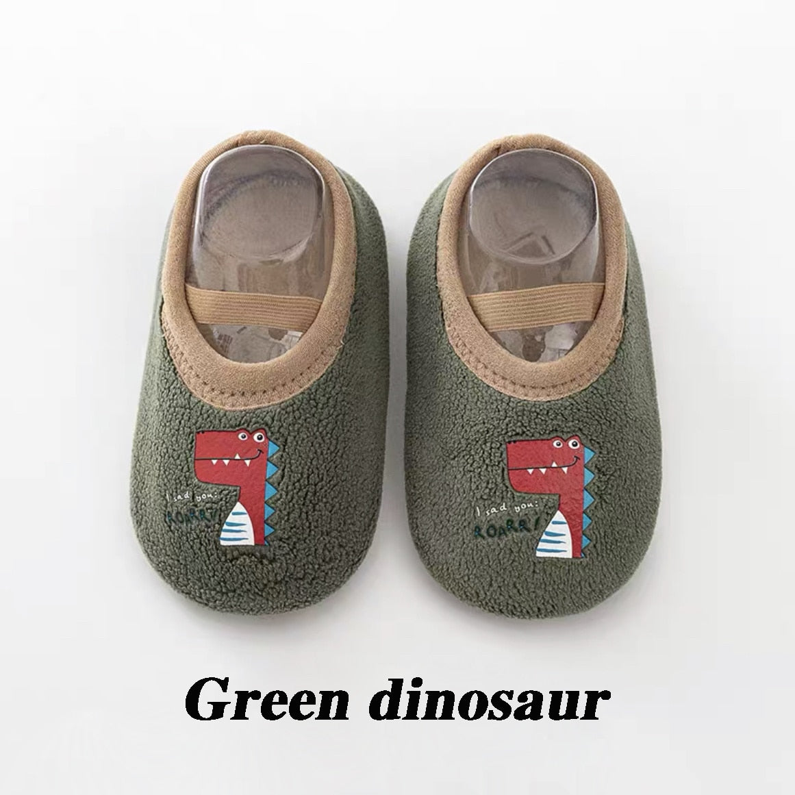 Baby Anti-slip Socks Newborn Warm Crib Floor Shoes with Rubber Sole