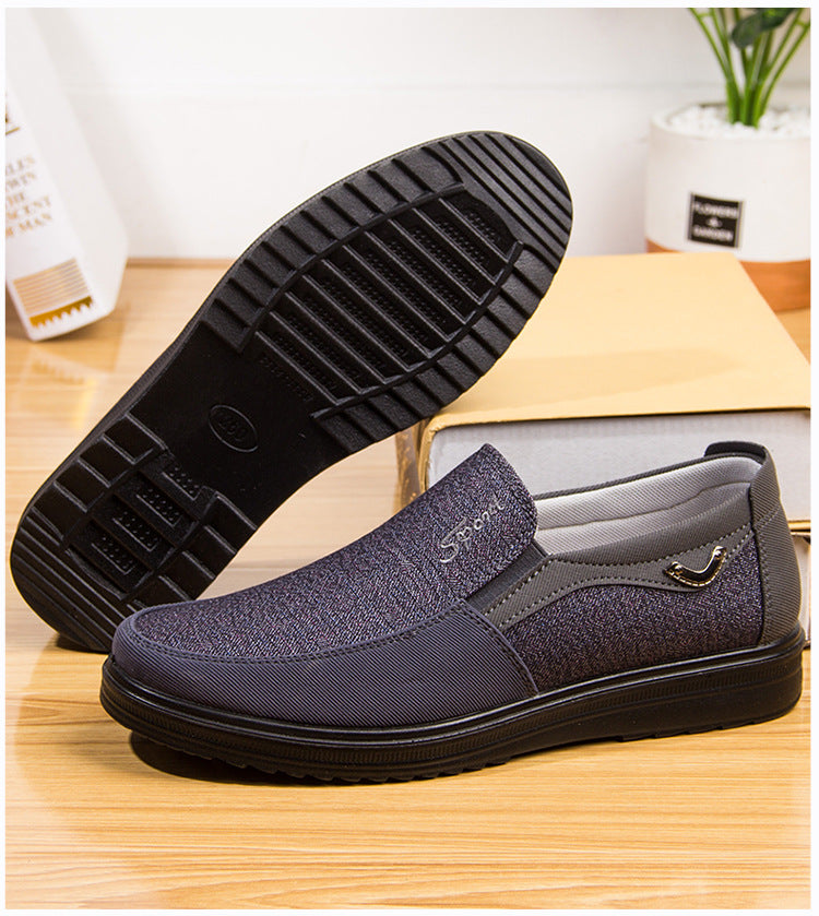 Classic Men Shoes, Men Casual Loafers, Breathable, Walking, Flat, Men Shoes