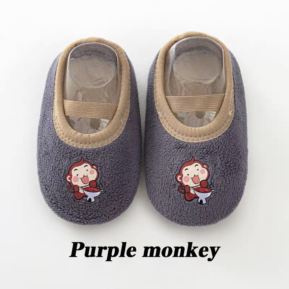 Baby Anti-slip Socks Newborn Warm Crib Floor Shoes with Rubber Sole