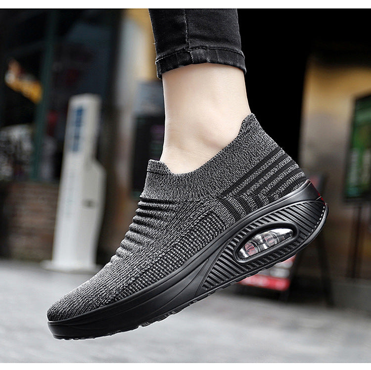 Women's Sneakers, Platform Orthopedic Shoes, Woman Casual Mesh Walking Shoe, Slip Footwear