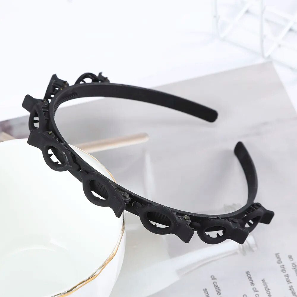 Unisex Alice Haarband Stirnband Männer Frauen Sport Haarband Hoop Metall Hoop Doppel Pony Frisur Haarnadel Haar Zubehör