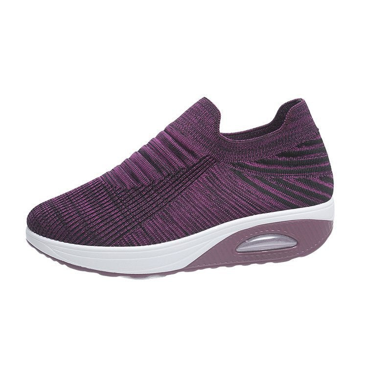 Women's Sneakers, Platform Orthopedic Shoes, Woman Casual Mesh Walking Shoe, Slip Footwear