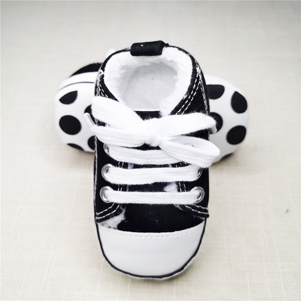 Baby Canvas Classic Sneakers Newborn Sports Baby First Walkers Shoes Infant Toddler Anti-slip Baby Shoes