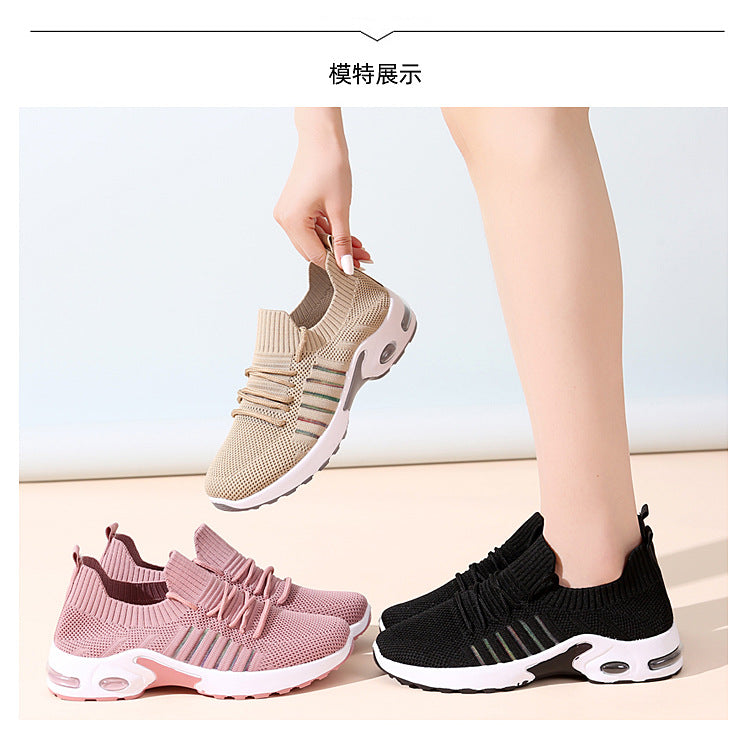 Damen-Sneaker, orthopädische Plateau-Sneaker für Damen, Wanderschuhe für Damen, Freizeitschuhe, Mesh-Komfort, weiche Sohle, Laufschuhe