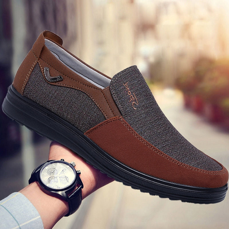 Classic Men Shoes, Men Casual Loafers, Breathable, Walking, Flat, Men Shoes