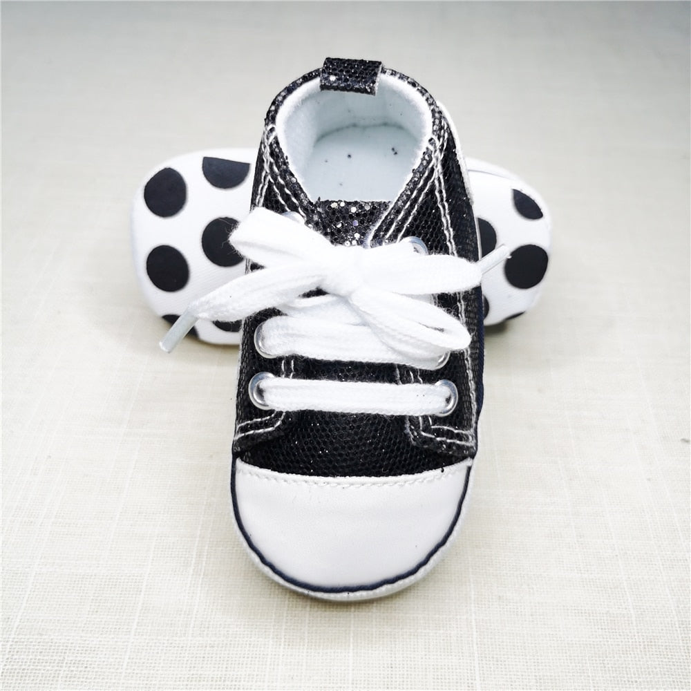 Bébé toile classique baskets nouveau-né sport bébé premiers marcheurs chaussures infantile enfant en bas âge anti-dérapant bébé chaussures