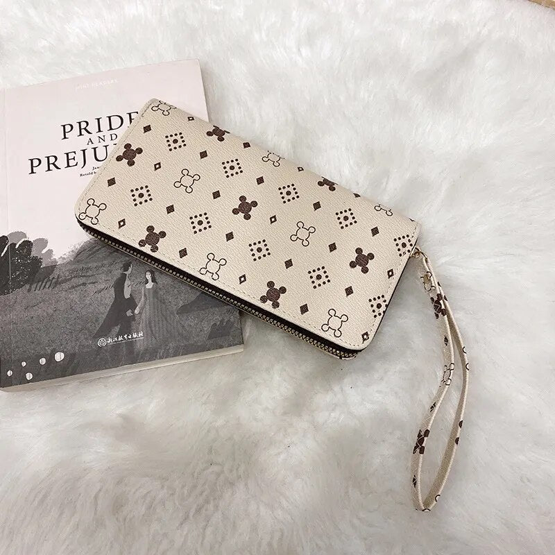 Women's Brand Clutch Purse Ladies Money Wallet for Women's Clutch Bag Slim Female Wallet Card Holder Uneven Wallets Made Leather