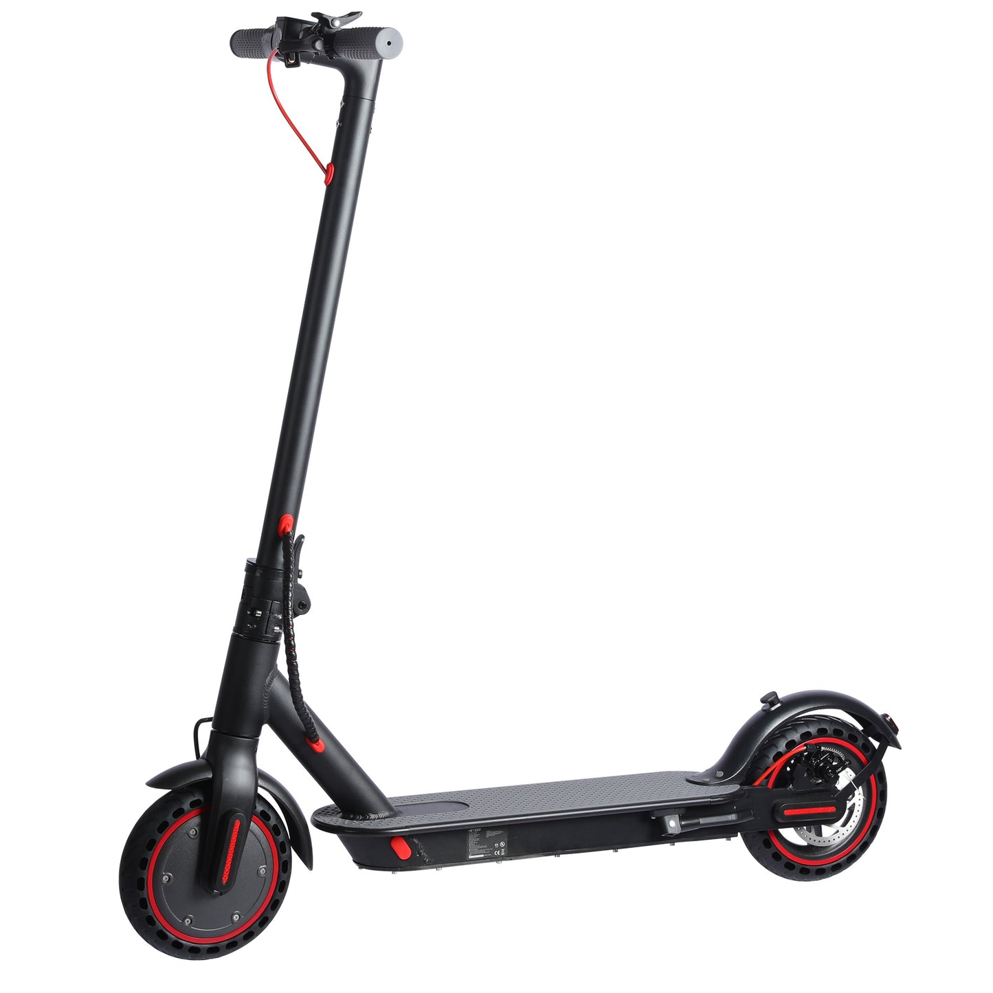 Scooter électrique Puissance du moteur 350 W Capacité de la batterie 36 V 10,4 Ah Taille des pneus 8'5 pouces Vitesse maximale 25-30 km Transport routier 30-35 km